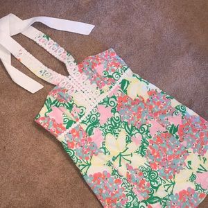OWO LILLY PULITZER HALTER DRESS - SIZE 8